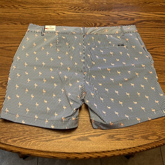 NWT IZOD Shorts. Size 14. Flamingo pattern with black stripes. - Picture 5 of 7